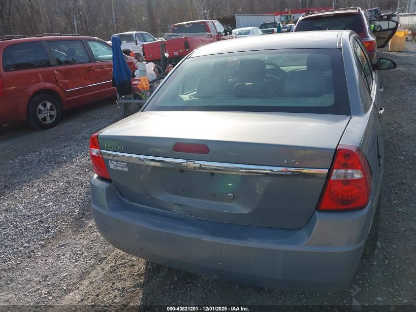 2007 Chevrolet Malibu Ls VIN: 1G1ZS58F57F317098 Lot: 43821201