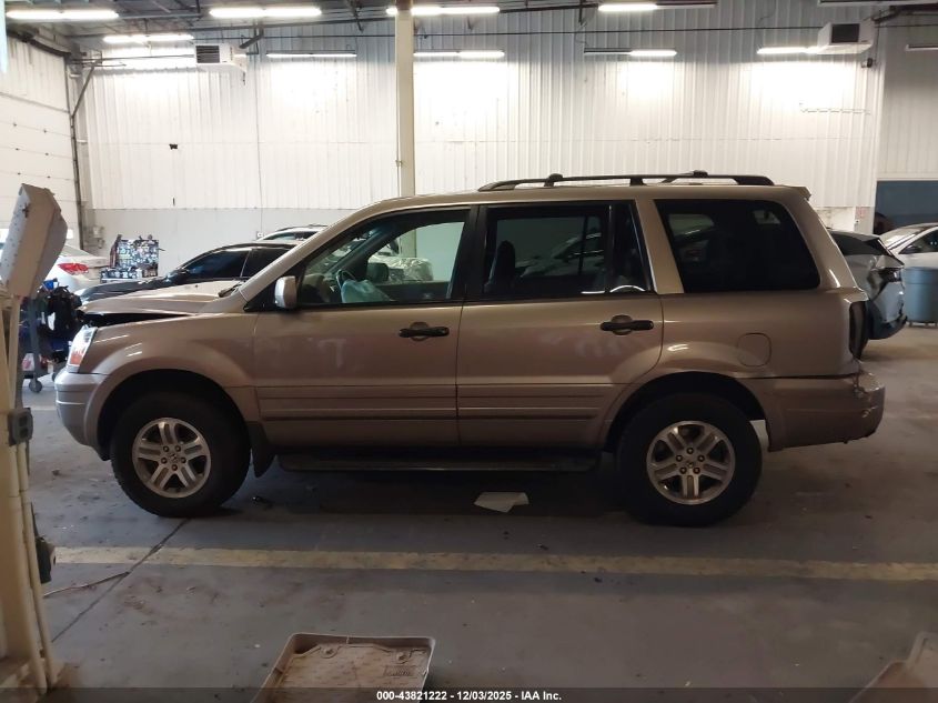 2004 Honda Pilot Ex-L VIN: 2HKYF18584H589864 Lot: 43821222