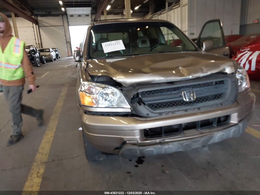 2004 Honda Pilot Ex-L VIN: 2HKYF18584H589864 Lot: 43821222