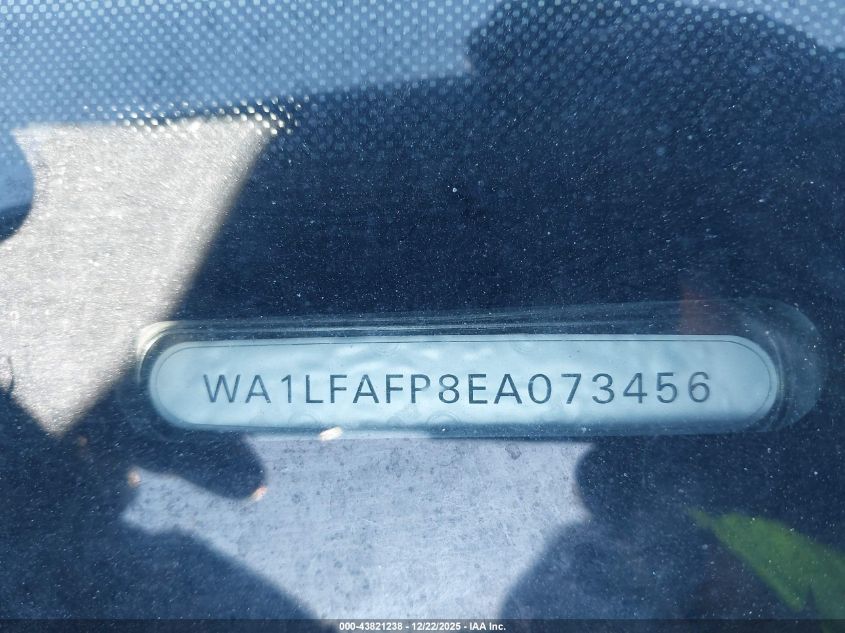 2014 Audi Q5 2.0T Premium VIN: WA1LFAFP8EA073456 Lot: 43821238