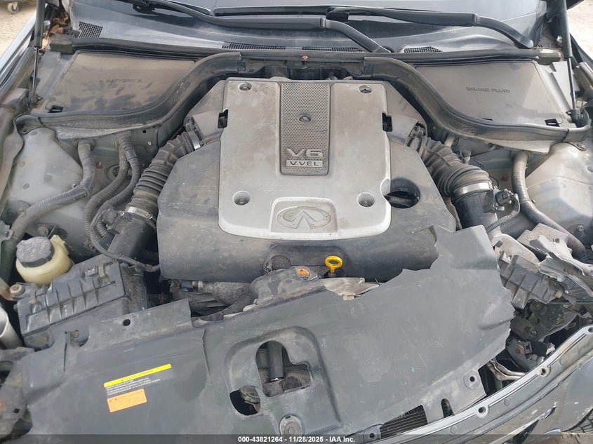 2011 Infiniti G37X VIN: JN1CV6EL9BM262392 Lot: 43821264