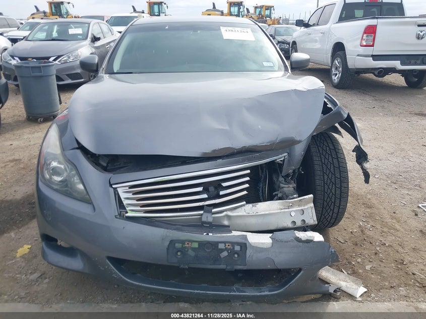2011 Infiniti G37X VIN: JN1CV6EL9BM262392 Lot: 43821264