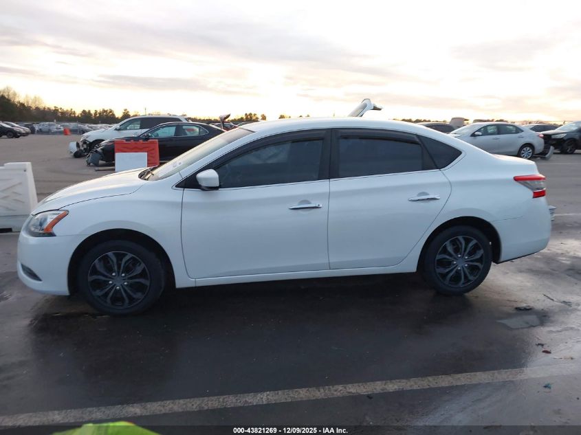 2014 Nissan Sentra Sv VIN: 3N1AB7AP2EY248270 Lot: 43821269