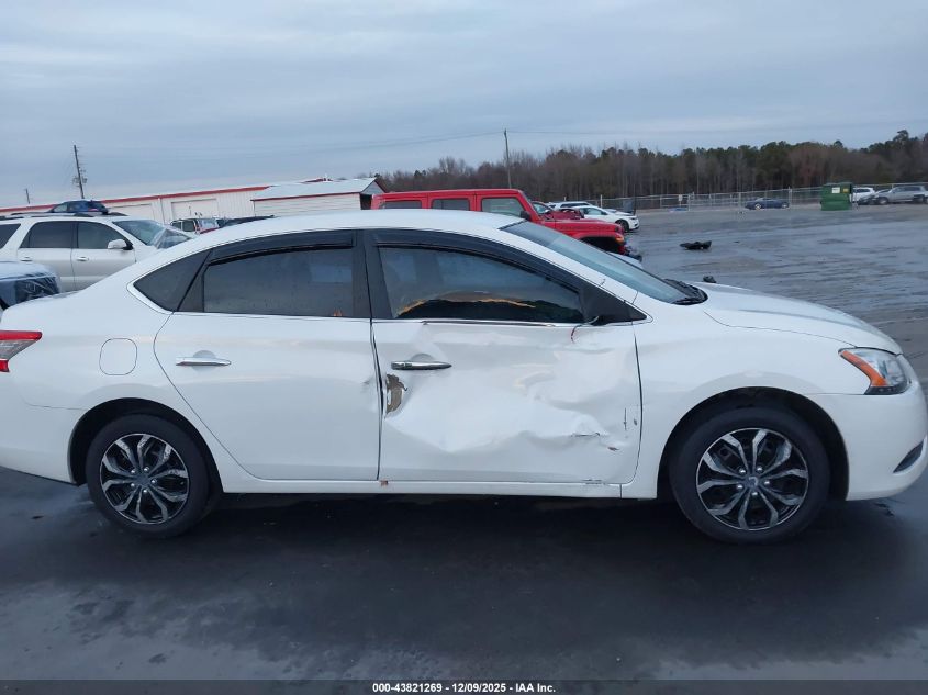 2014 Nissan Sentra Sv VIN: 3N1AB7AP2EY248270 Lot: 43821269
