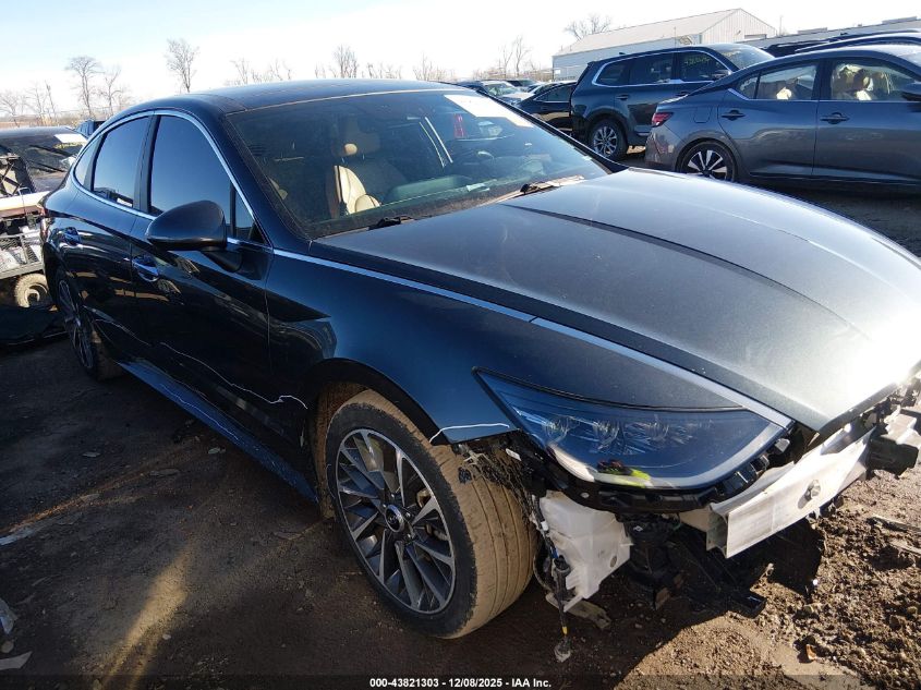 2022 Hyundai Sonata Limited VIN: KMHL34J28NA177694 Lot: 43821303