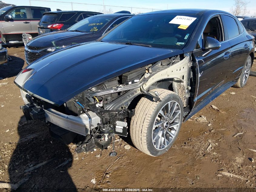 2022 Hyundai Sonata Limited VIN: KMHL34J28NA177694 Lot: 43821303