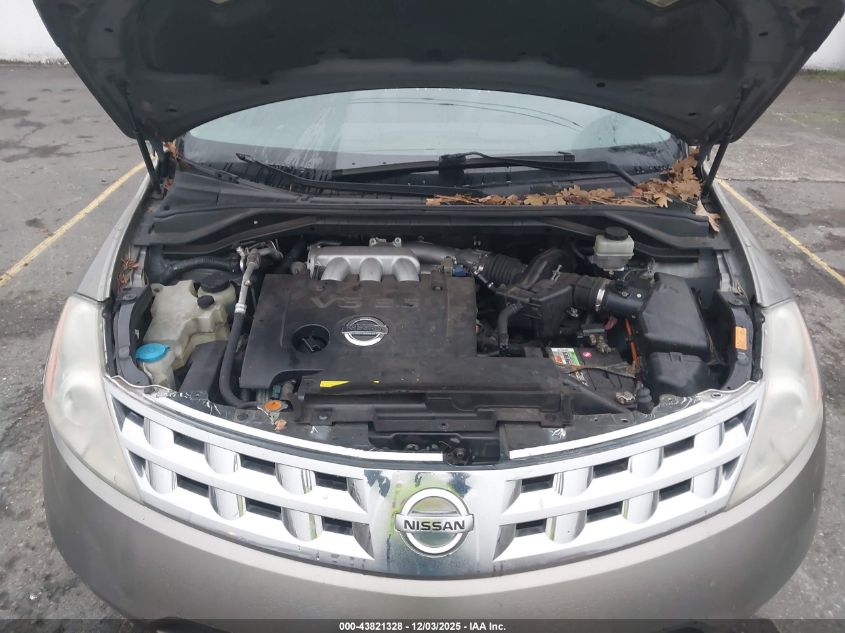 2003 Nissan Murano Se VIN: JN8AZ08W73W203508 Lot: 43821328