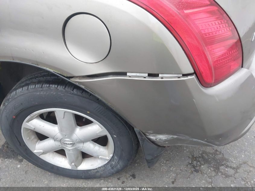 2003 Nissan Murano Se VIN: JN8AZ08W73W203508 Lot: 43821328