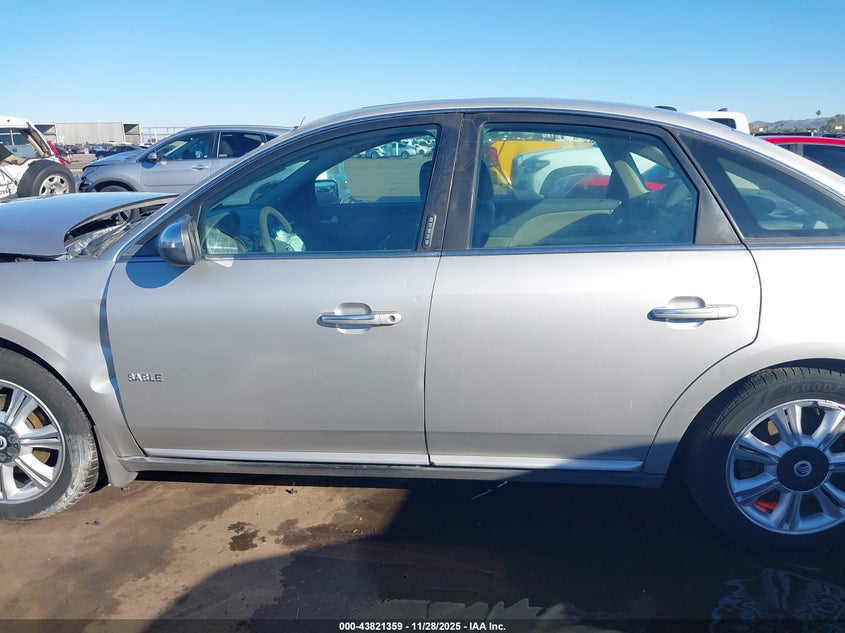2008 Mercury Sable Premier VIN: 1MEHM42W48G626815 Lot: 43821359