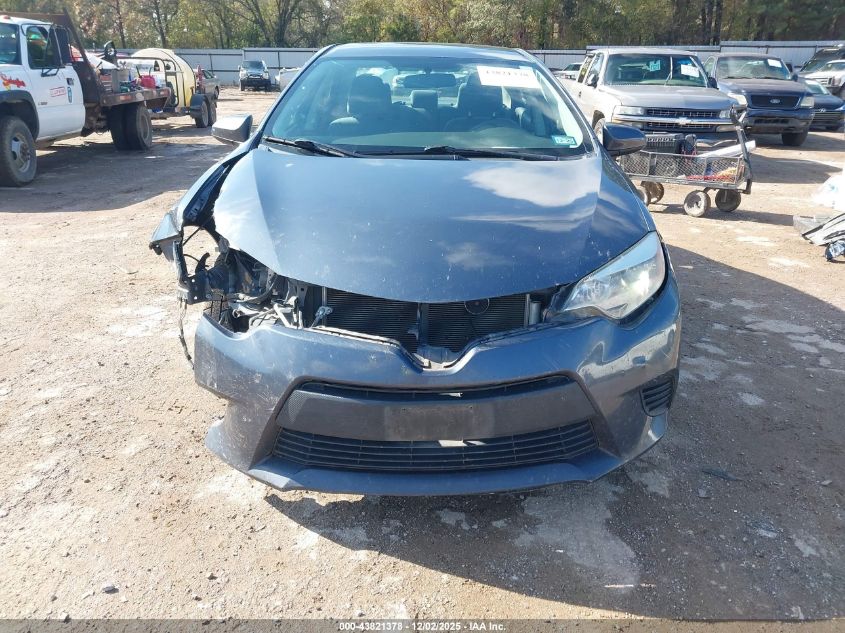 2014 Toyota Corolla L VIN: 2T1BURHE2EC165191 Lot: 43821378