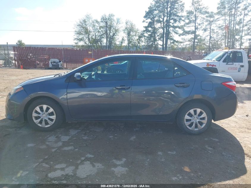 2014 Toyota Corolla L VIN: 2T1BURHE2EC165191 Lot: 43821378
