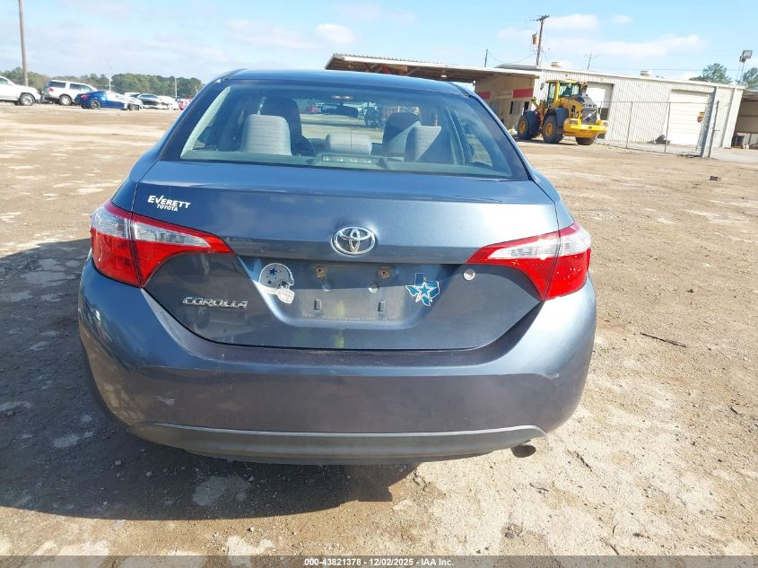 2014 Toyota Corolla L VIN: 2T1BURHE2EC165191 Lot: 43821378