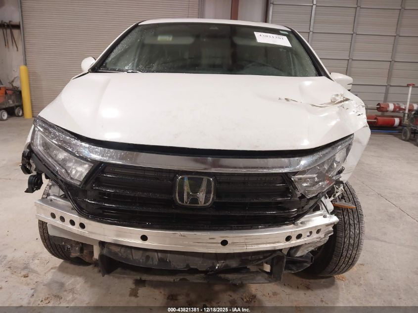 2022 Honda Odyssey Touring VIN: 5FNRL6H87NB024851 Lot: 43821381