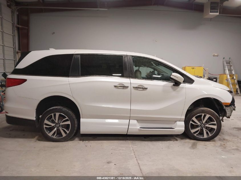 2022 Honda Odyssey Touring VIN: 5FNRL6H87NB024851 Lot: 43821381