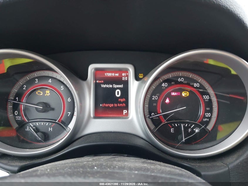 2016 Dodge Journey Se VIN: 3C4PDCAB5GT128218 Lot: 43821398