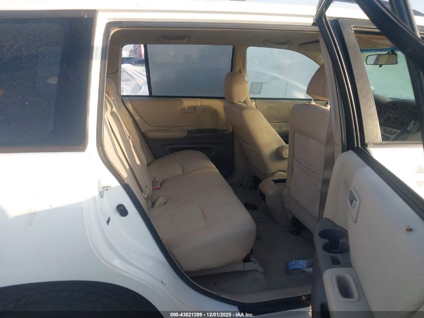 2006 Toyota Highlander V6 VIN: JTEGP21A660105417 Lot: 43821399