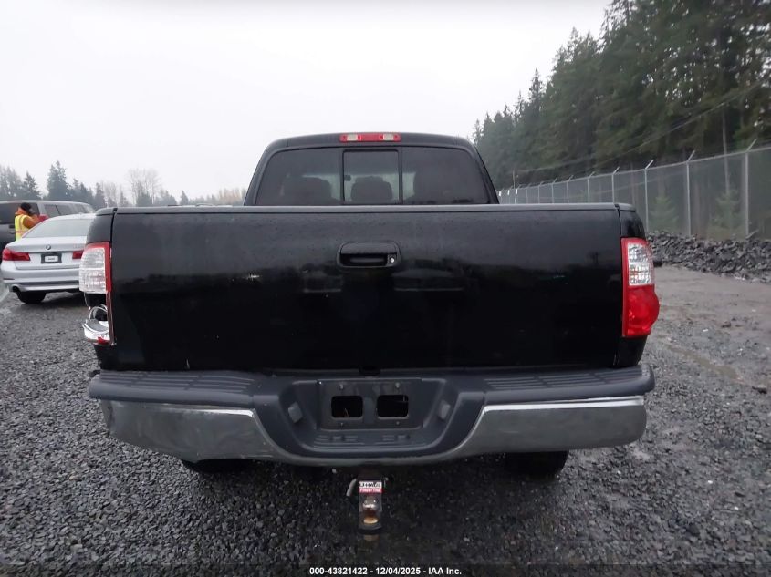 2006 Toyota Tundra Sr5 V8 VIN: 5TBBT44196S481925 Lot: 43821422