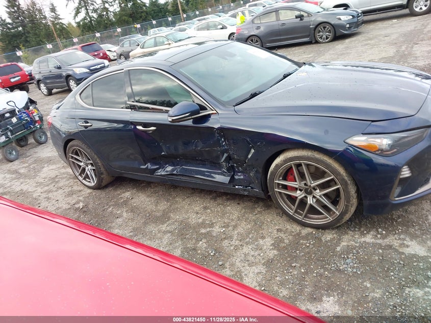 2019 Genesis G70 3.3T Advanced VIN: KMTG34LE8KU029876 Lot: 43821450