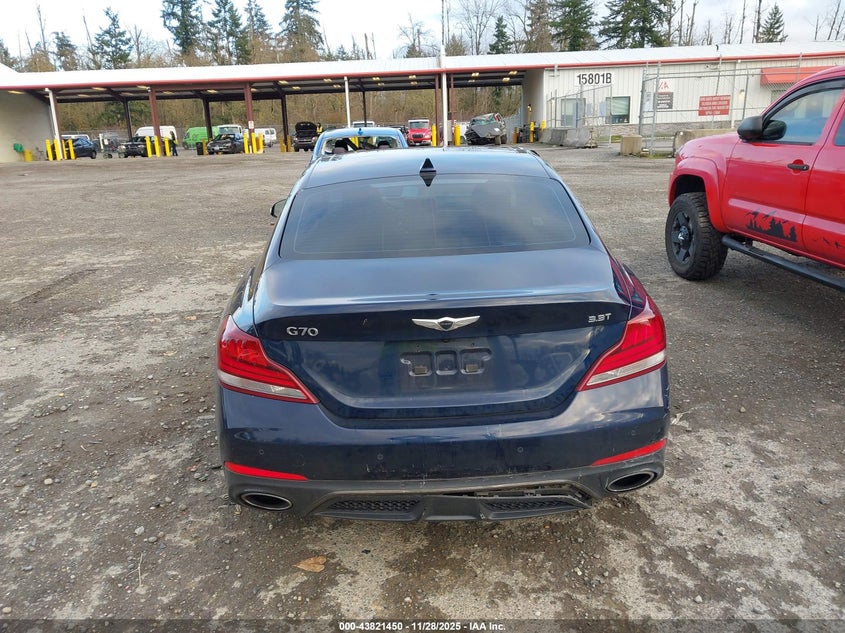 2019 Genesis G70 3.3T Advanced VIN: KMTG34LE8KU029876 Lot: 43821450