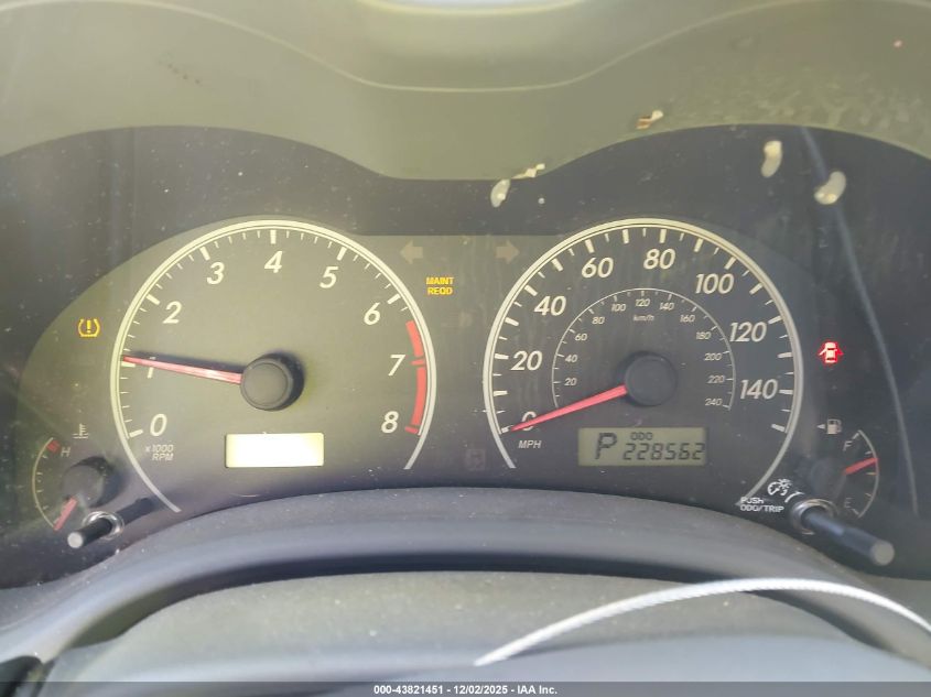 2009 Toyota Corolla Le VIN: JTDBL40E999018010 Lot: 43821451