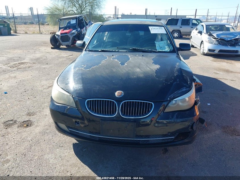 2008 BMW 528I VIN: WBANU53598CT19841 Lot: 43821456