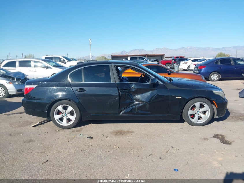 2008 BMW 528I VIN: WBANU53598CT19841 Lot: 43821456