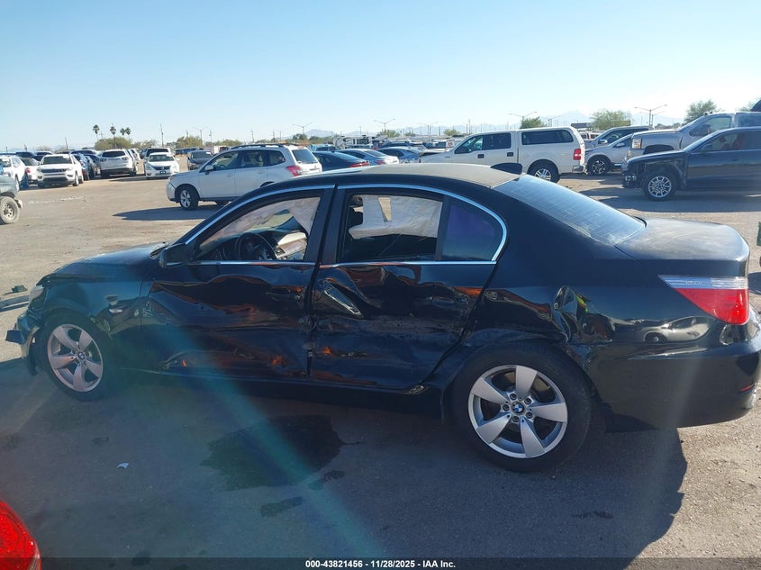 2008 BMW 528I VIN: WBANU53598CT19841 Lot: 43821456