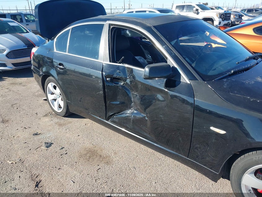 2008 BMW 528I VIN: WBANU53598CT19841 Lot: 43821456