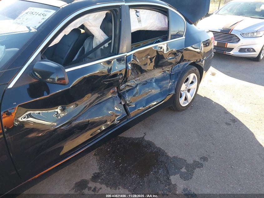 2008 BMW 528I VIN: WBANU53598CT19841 Lot: 43821456