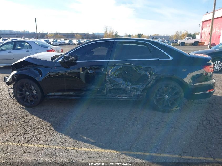 2019 Audi A4 45 Premium VIN: WAUENAF45KN001364 Lot: 43821501