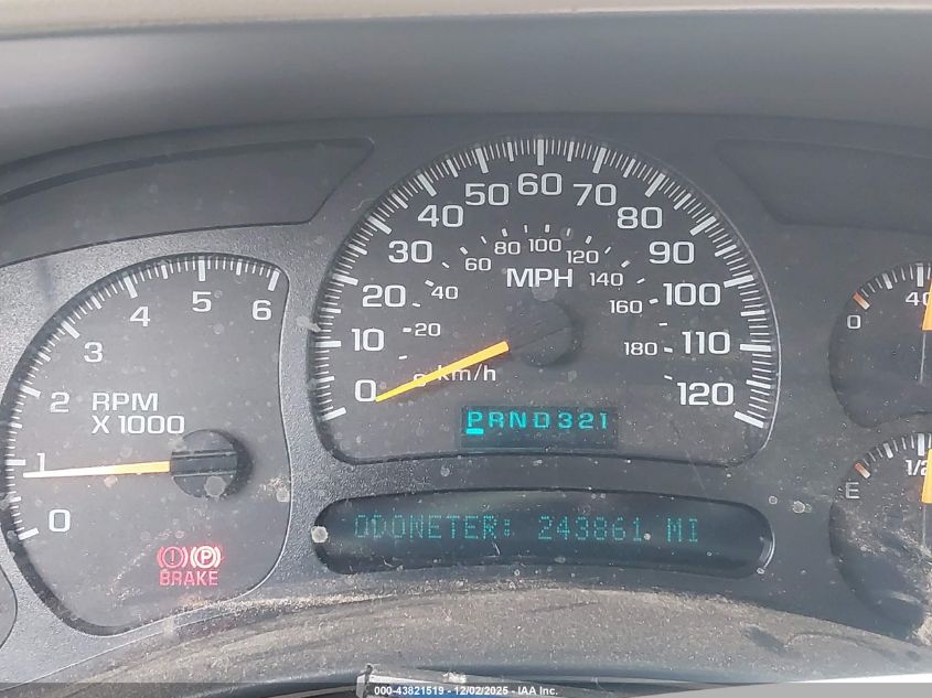 2005 Chevrolet Tahoe Lt VIN: 1GNEC13TX5R160423 Lot: 43821519