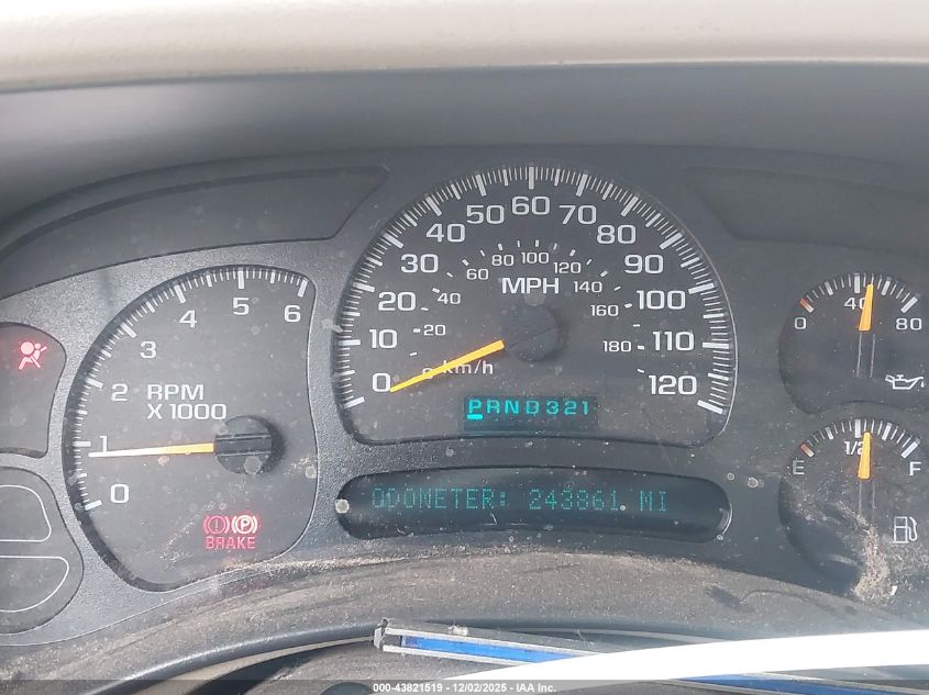 2005 Chevrolet Tahoe Lt VIN: 1GNEC13TX5R160423 Lot: 43821519