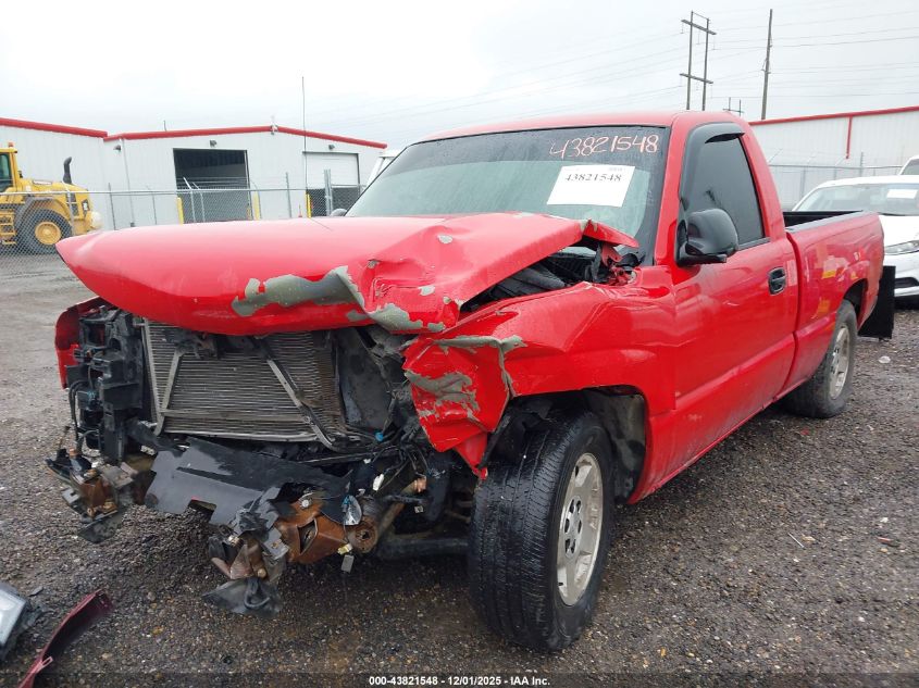 2006 Chevrolet Silverado 1500 Work Truck VIN: 3GCEC14X56G205148 Lot: 43821548