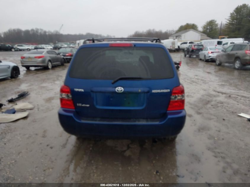 2005 Toyota Highlander V6 VIN: JTEEP21A350075198 Lot: 43821618