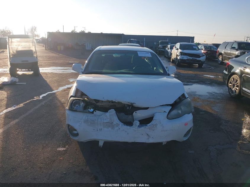 2006 Pontiac Grand Prix VIN: 2G2WP552461107390 Lot: 43821688