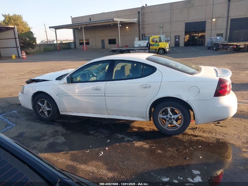 2006 Pontiac Grand Prix VIN: 2G2WP552461107390 Lot: 43821688