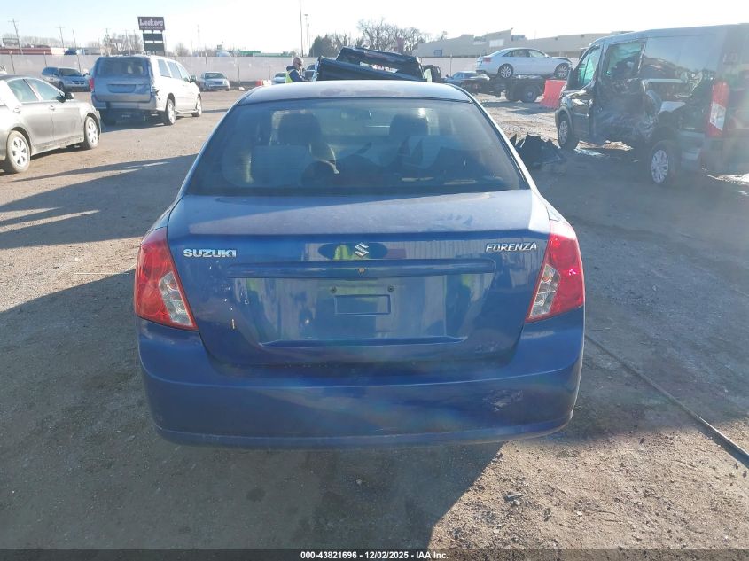 2008 Suzuki Forenza Convenience/Convenience Pkg/Popular VIN: KL5JD56Z58K955989 Lot: 43821696