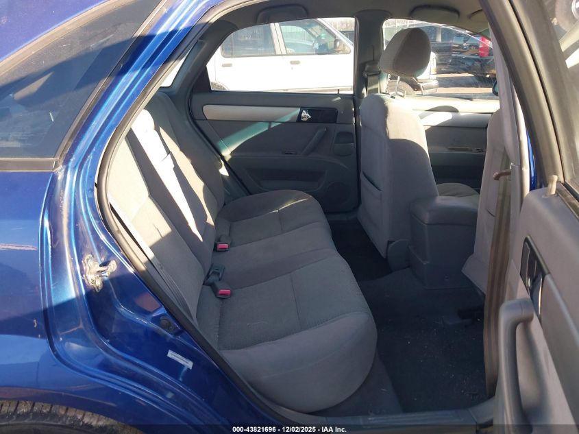 2008 Suzuki Forenza Convenience/Convenience Pkg/Popular VIN: KL5JD56Z58K955989 Lot: 43821696