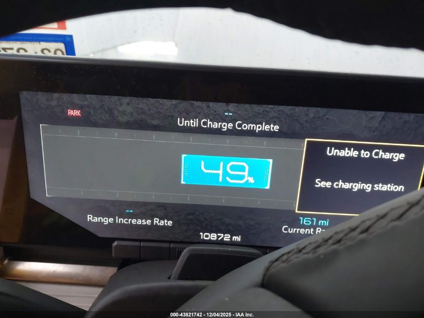 2025 GMC Hummer Ev Suv 2X E4Wd VIN: 1GKT0NDE5SU116942 Lot: 43821742