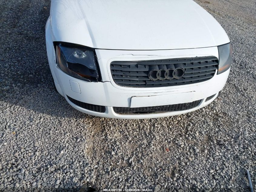 2002 Audi Tt 1.8L VIN: TRUUT28N921017855 Lot: 43821780