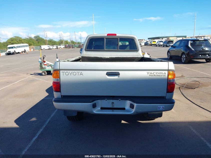 2002 Toyota Tacoma Prerunner V6 VIN: 5TESN92N62Z009408 Lot: 43821783