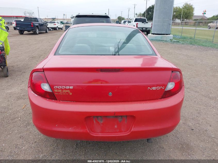 2000 Dodge Neon VIN: 1B3DS46CXYD871888 Lot: 43821870