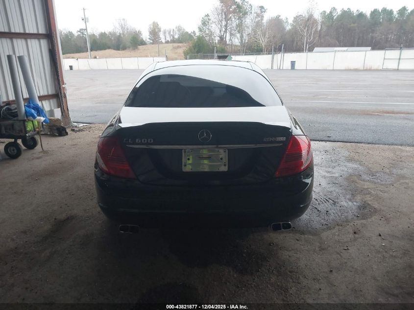 2008 Mercedes-Benz Cl 600 VIN: WDDEJ76X18A017742 Lot: 43821877