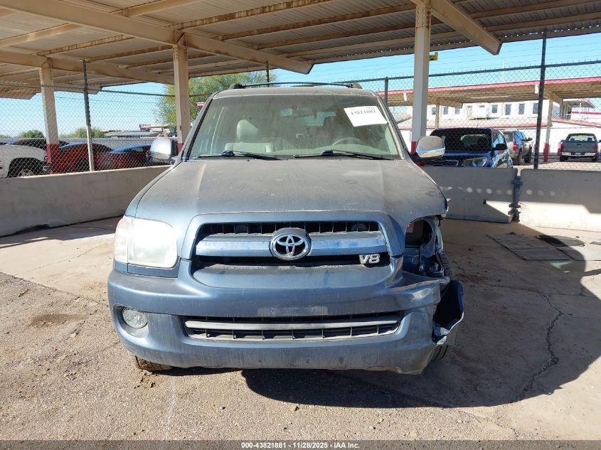 2007 Toyota Sequoia Limited V8 VIN: 5TDZT38A77S288667 Lot: 43821881