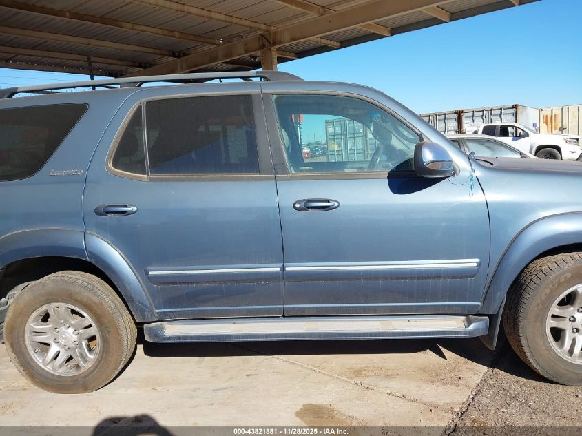 2007 Toyota Sequoia Limited V8 VIN: 5TDZT38A77S288667 Lot: 43821881