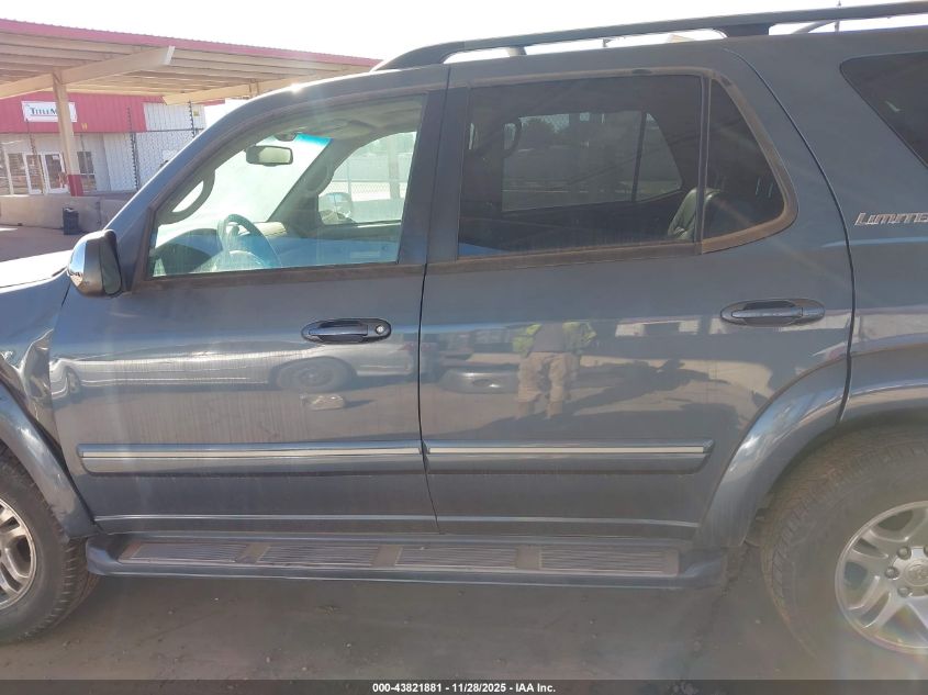 2007 Toyota Sequoia Limited V8 VIN: 5TDZT38A77S288667 Lot: 43821881