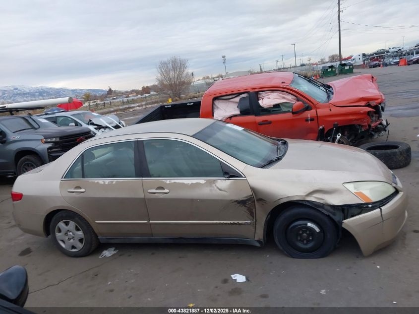 2005 Honda Accord 2.4 Lx VIN: 1HGCM56465A012942 Lot: 43821887