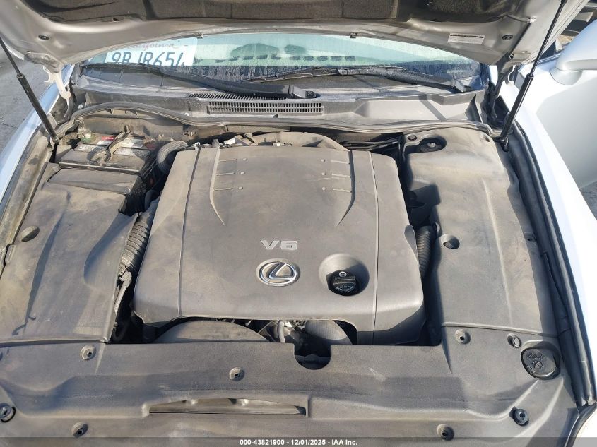 2006 Lexus Is 250 VIN: JTHBK262465004635 Lot: 43821900