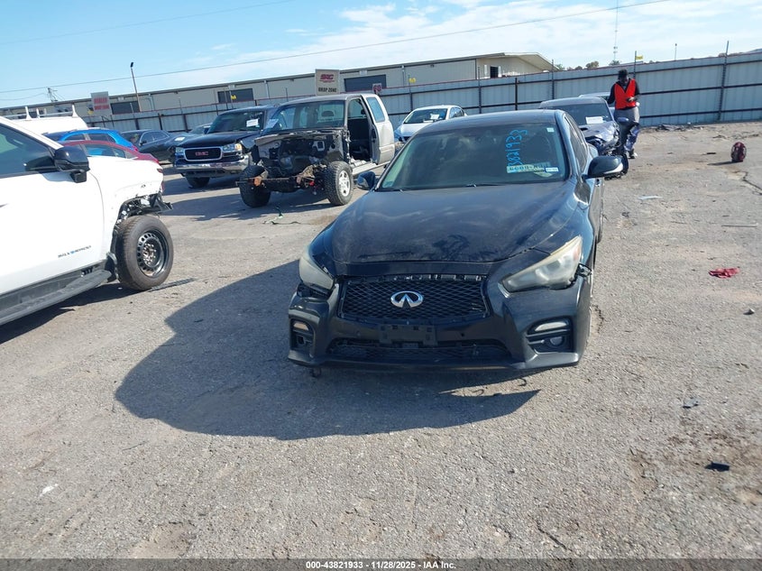 2014 Infiniti Q50 Sport VIN: JN1BV7AP6EM672663 Lot: 43821933