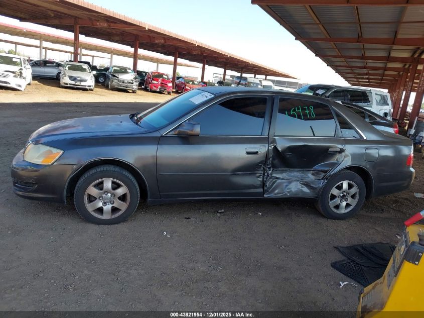 2003 Toyota Avalon Xl VIN: 4T1BF28B83U284107 Lot: 43821954
